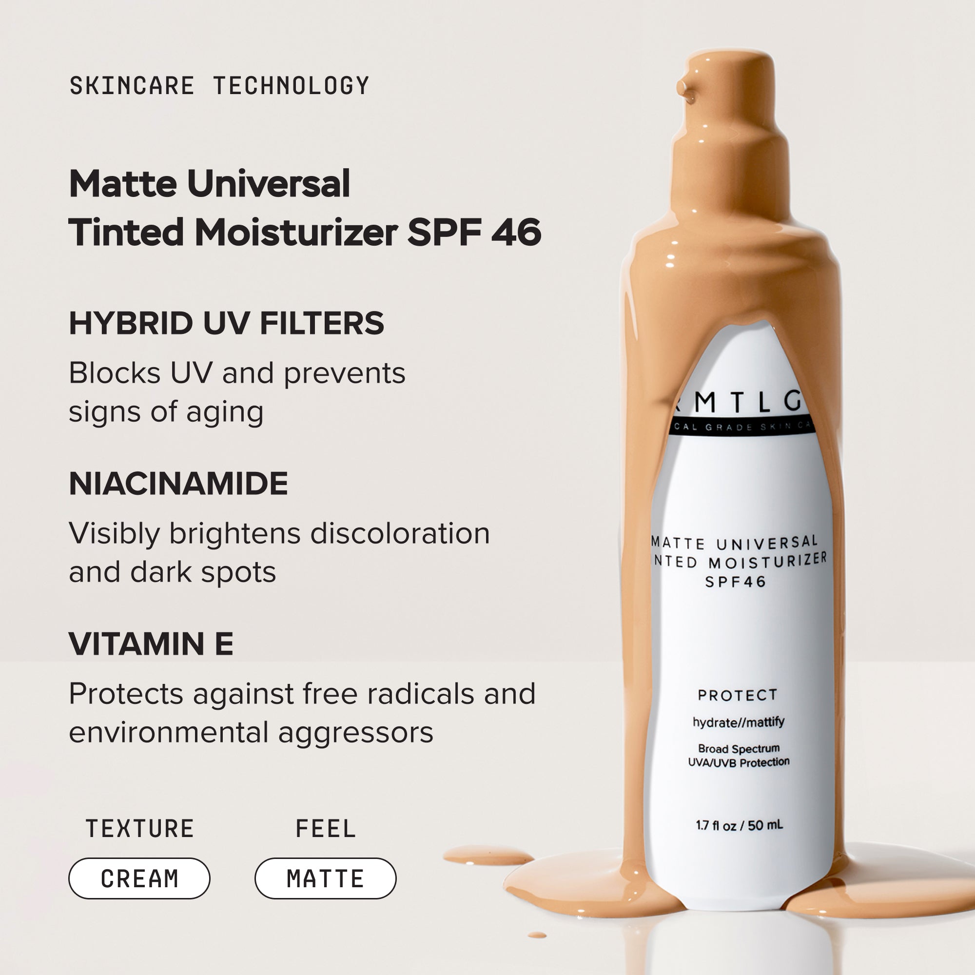 The Core3™ - Matte Universal Tinted Moisturizer SPF 46